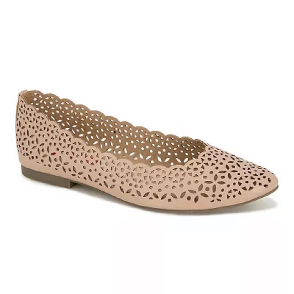 NEW Pale pink cutout flats